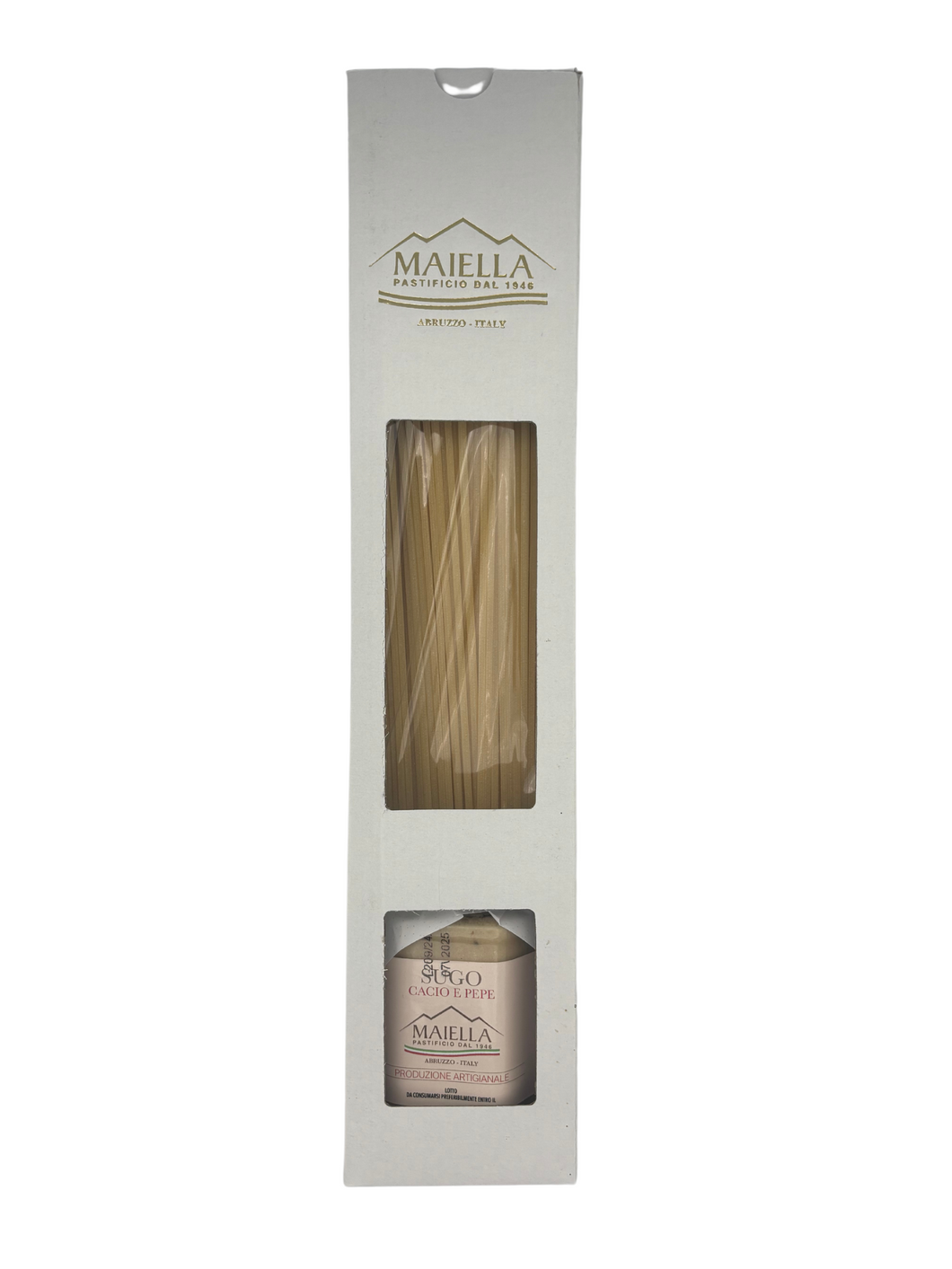 Coffret Pâtes et Sauce Maiella - Maccheroni Alla Chitarra et Caico e Pepe