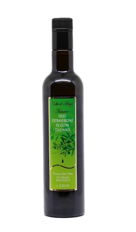Huile d'Olive extra vierge biologique monovariétale Oliva Nera Colletort 500 ml